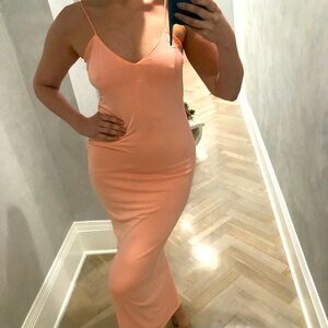 Zara long cotton dress